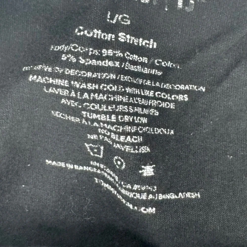 Tommy John Cotton Stretch Black Boxer‎ Briefs Mens L G